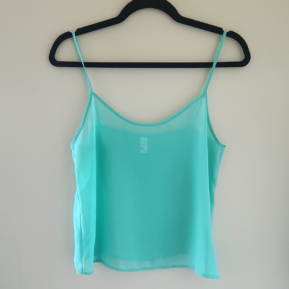 American Apparel Turquoise Camisole Top